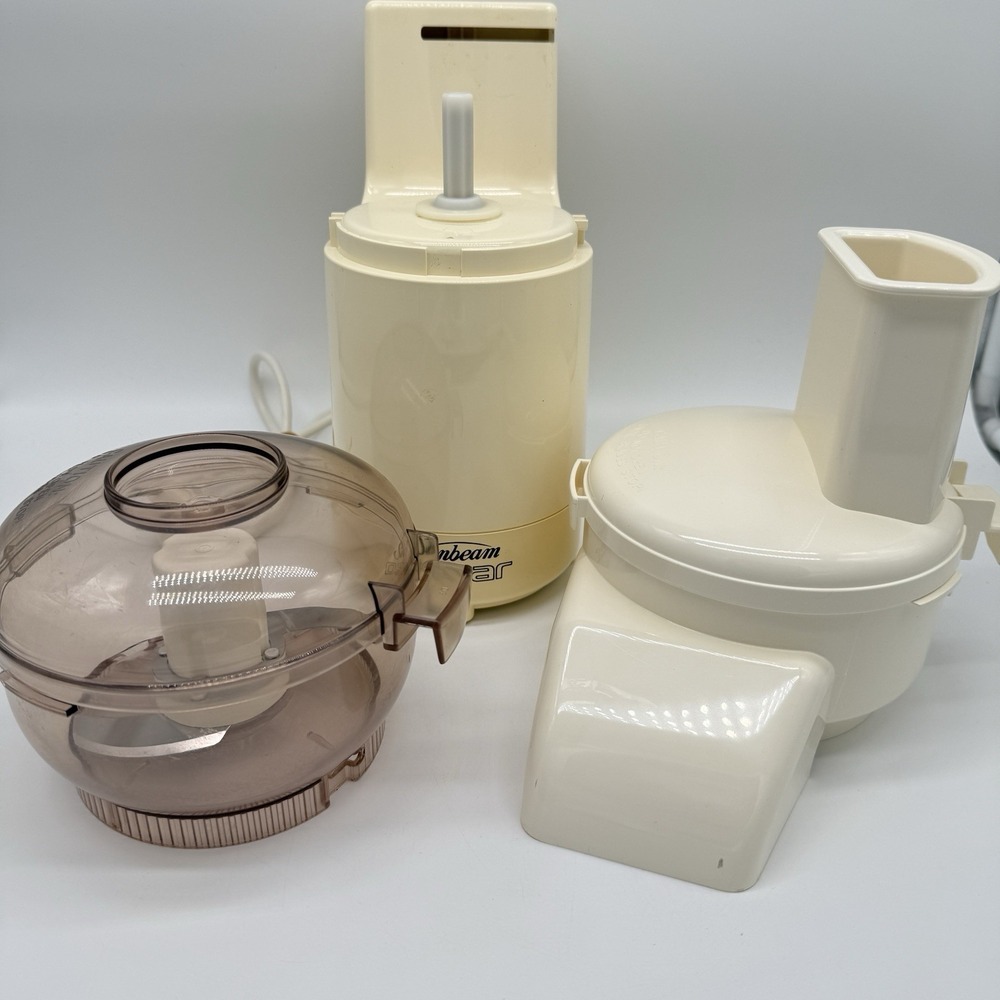 Vintage Sunbeam OSKAR Food Processor 14081 W/Slicer Shredder Attachment France - Picture 4 of 7